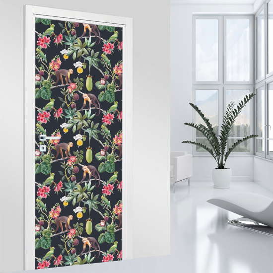 Stickers pour porte - Tropical