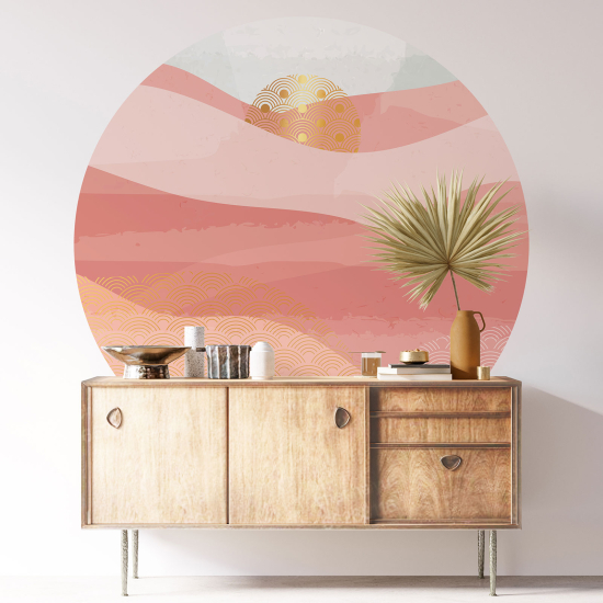 Stickers rond / cercle - Boho