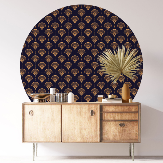 Stickers rond / cercle - Motif oriental