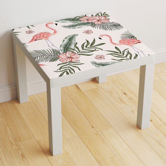 Stickers Table - Flamants roses