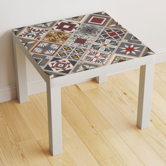 Stickers Table - Motif Carreaux de ciment