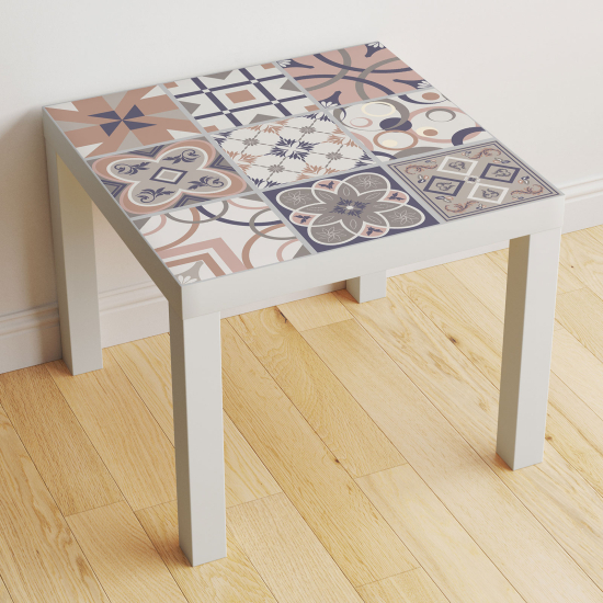 Stickers Table - Motif Carreaux de ciment