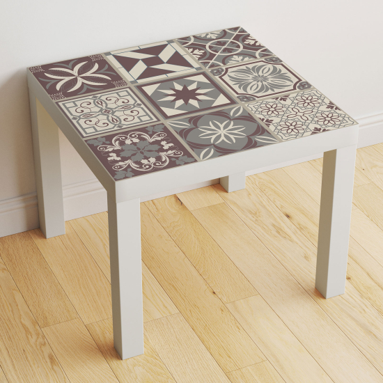 Stickers Table - Motif Carreaux de ciment