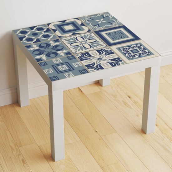 Stickers Table - Motif Carreaux de ciment