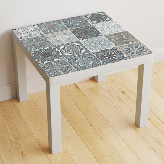 Stickers Table - Motif Carreaux de ciment