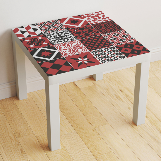 Stickers Table - Motif Carreaux de ciment