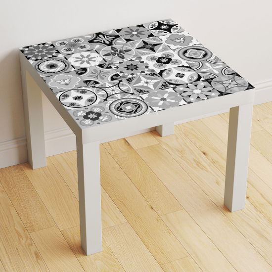 Stickers Table - Motif Carreaux de ciment