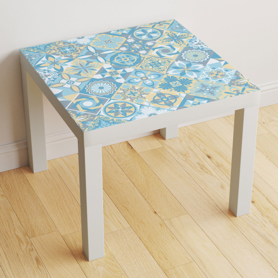 Stickers Table - Motif Carreaux de ciment