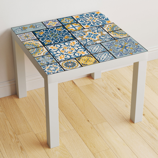 Stickers Table - Motif Carreaux de ciment