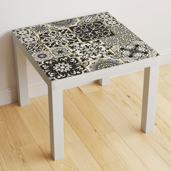 Stickers Table - Motif Carreaux de ciment