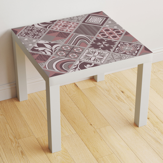 Stickers Table - Motif Carreaux de ciment