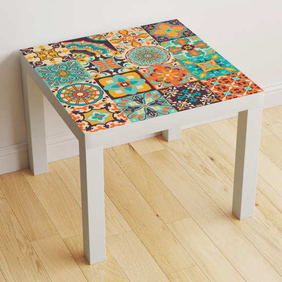 Stickers Table - Motif Carreaux de ciment