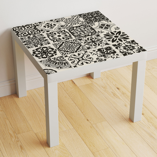 Stickers Table - Motif Carreaux de ciment