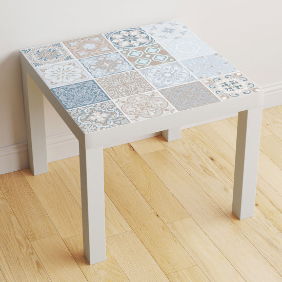 Stickers Table - Motif Carreaux de ciment