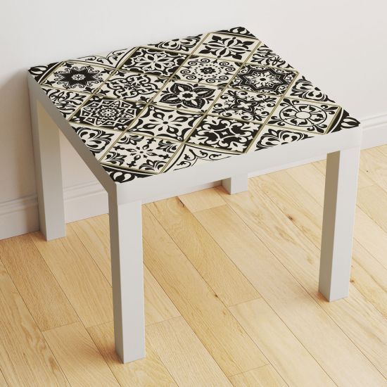 Stickers Table - Motif Carreaux de ciment