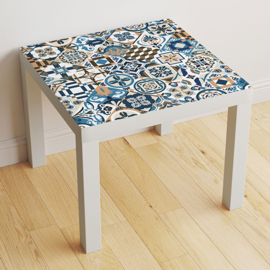 Stickers Table - Motif Carreaux de ciment