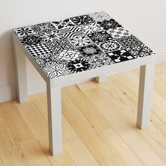 Stickers Table - Motif Carreaux de ciment