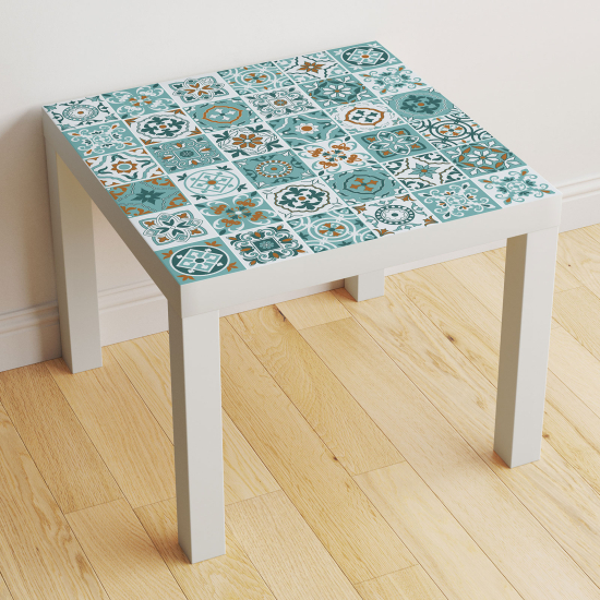 Stickers Table - Motif Carreaux de ciment