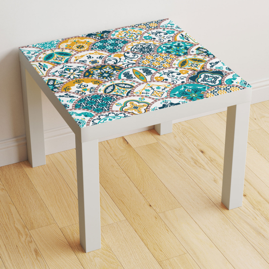 Stickers Table - Motif Carreaux de ciment