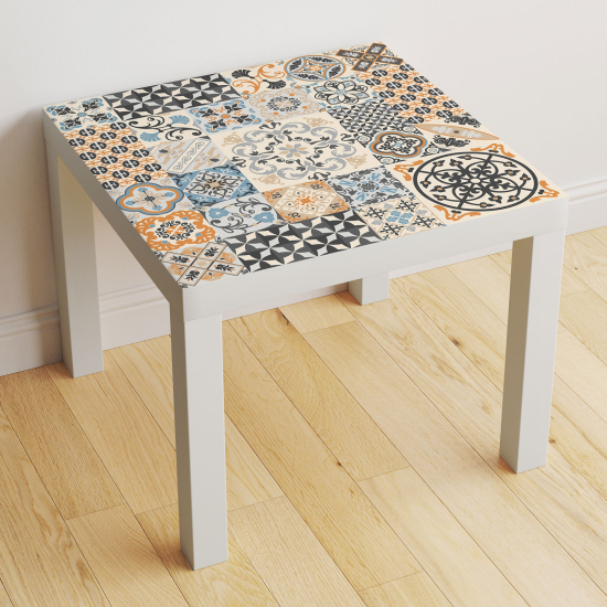 Stickers Table - Motif Carreaux de ciment