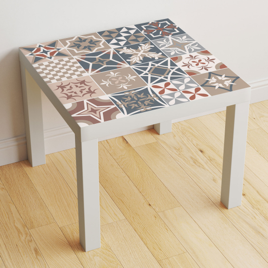 Stickers Table - Motif Carreaux de ciment