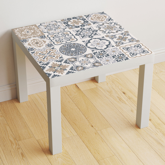 Stickers Table - Motif Carreaux de ciment