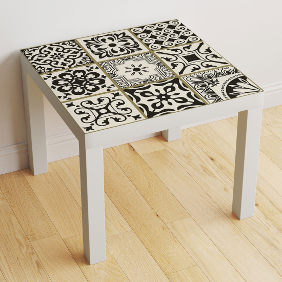 Stickers Table - Motif Carreaux de ciment