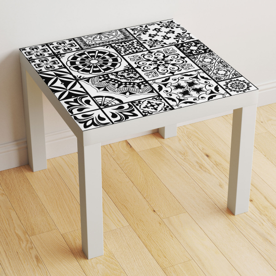 Stickers Table - Motif Carreaux de ciment