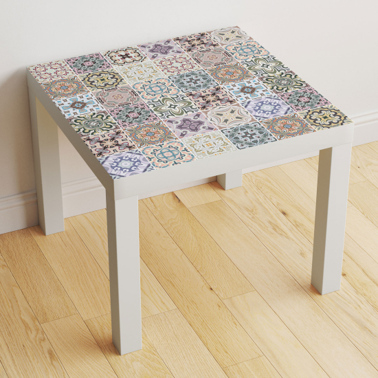 Stickers Table - Motif Carreaux de ciment