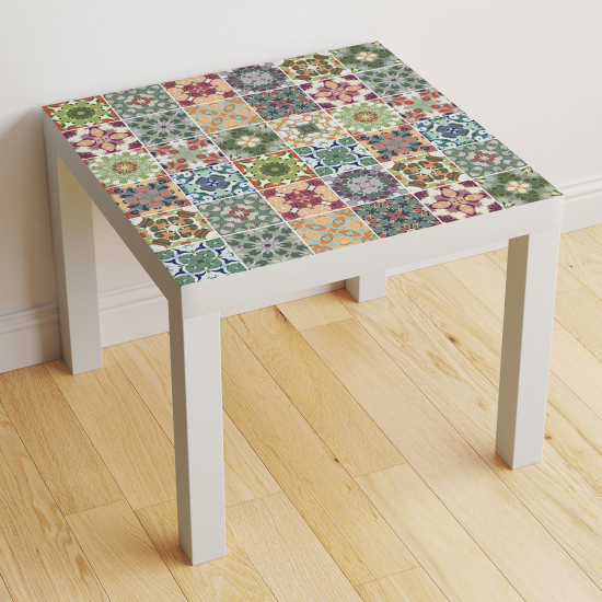 Stickers Table - Motif Carreaux de ciment