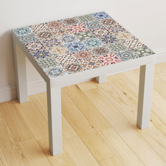 Stickers Table - Motif Carreaux de ciment