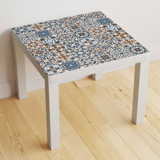 Stickers Table - Motif Carreaux de ciment