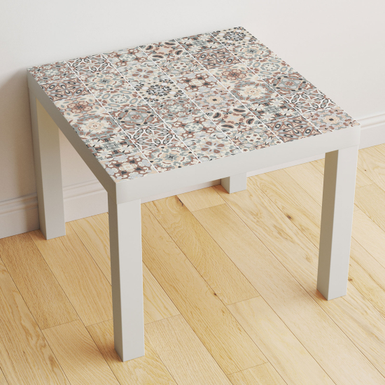 Stickers Table - Motif Carreaux de ciment