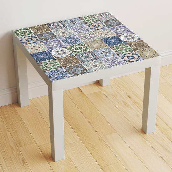 Stickers Table - Motif Carreaux de ciment