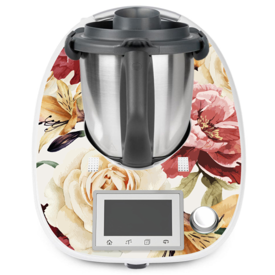 Stickers Thermomix TM5 - Fleurs