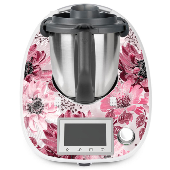 Stickers Thermomix TM5 - Fleurs