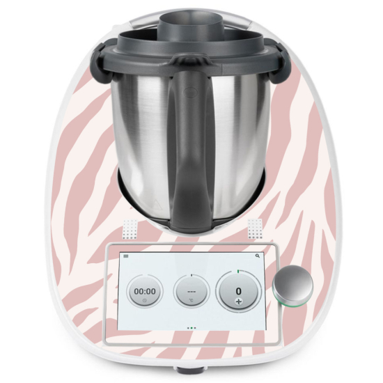 Stickers Thermomix TM6 - Motif Zébré