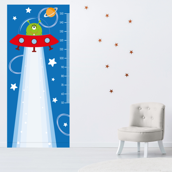 Stickers Toise Pour Mesure Enfants - Extraterrestre