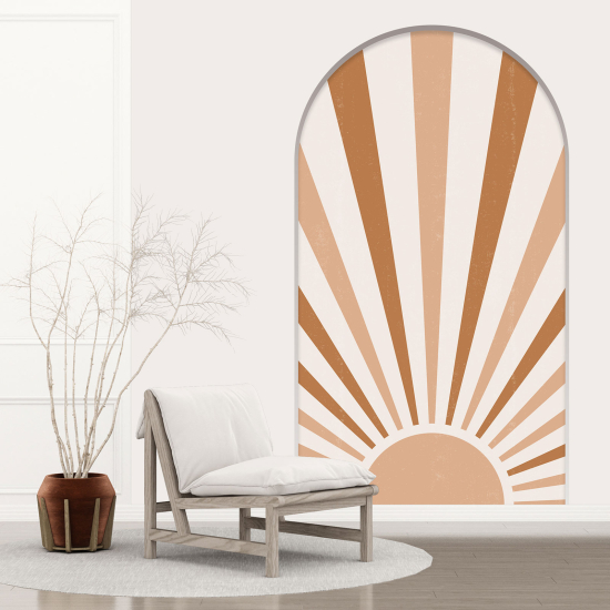 Stickers Trompe l'œil Arche - Voute - Soleil Boho