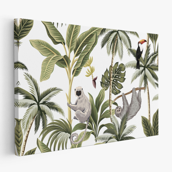 Tableau toile - Animaux de la jungle