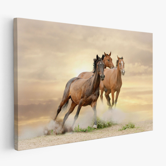 Tableau toile -  Chevaux