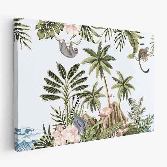 Tableau toile Enfants - Forêt Tropicale