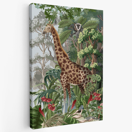 Tableau toile Enfants - Girafe