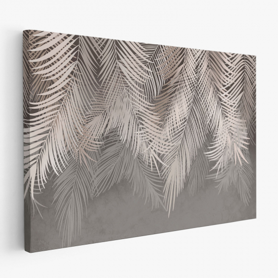 Tableau toile - Feuilles de palmiers