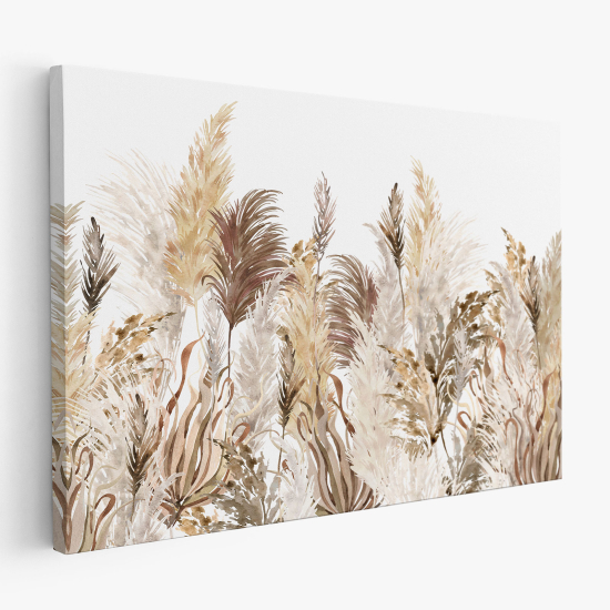 Tableau toile - Feuilles de Pampas