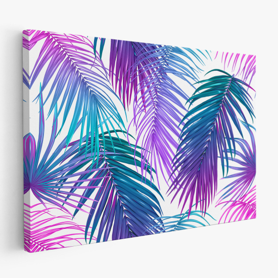 Tableau toile - Feuilles Tropicales