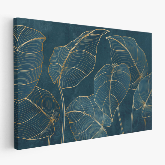 Tableau toile - Feuilles Tropicales