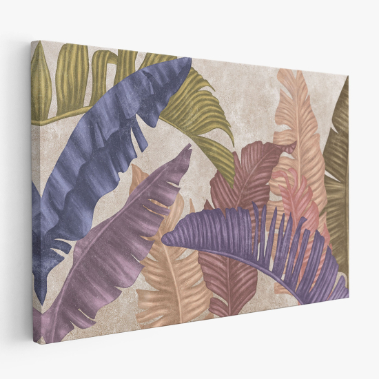 Tableau toile - Feuilles Tropicales