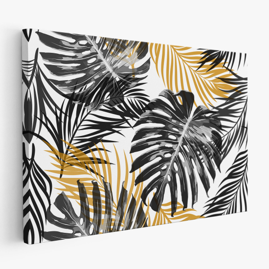 Tableau toile - Feuilles Tropicales