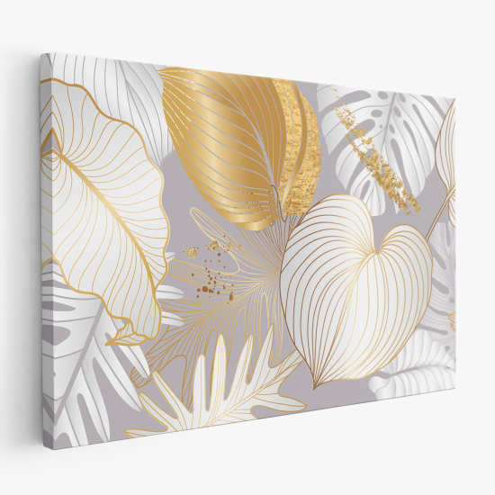 Tableau toile - Feuilles Tropicales